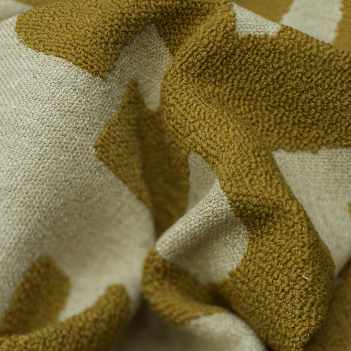 Peru fabric in Olive color - pattern number AM100466.314.0 - by Kravet Couture in the Andrew Martin G.O.A.T. collection