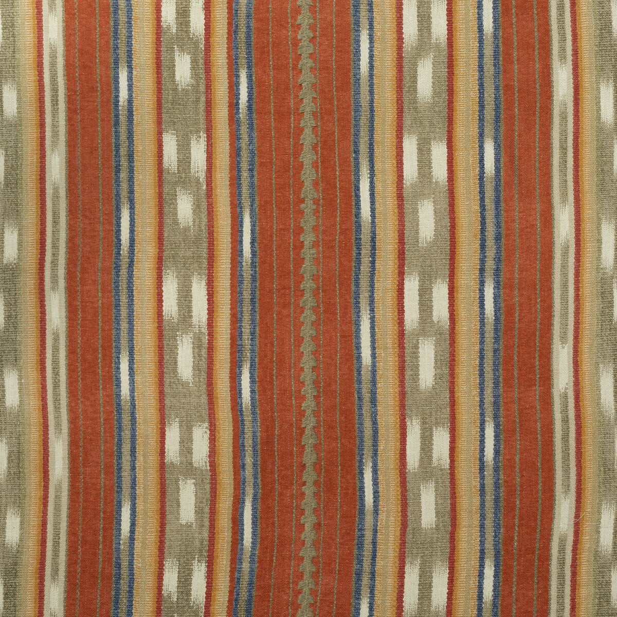 Nineveh fabric in brick color - pattern number AM100479.412.0 - by Kravet Couture in the Andrew Martin Argonaut collection