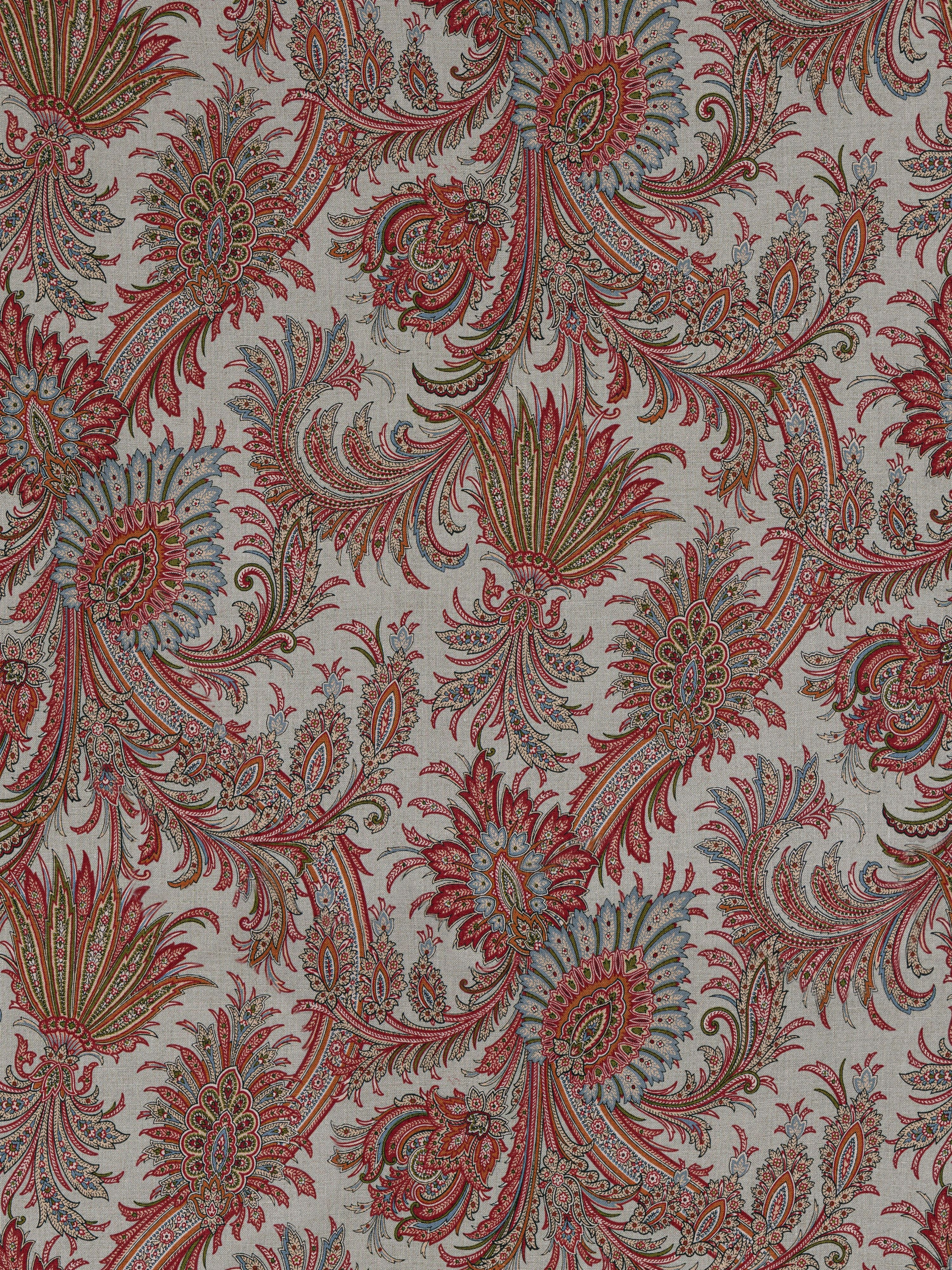 Amelie fabric in blue multi color - pattern number AO 00034016 - by Scalamandre in the Old World Weavers collection