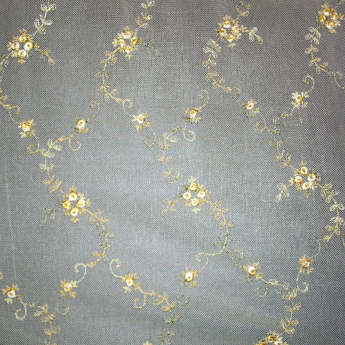 Florinette Sheer fabric in bronze/olive color - pattern number AU 44388075 - by Scalamandre in the Old World Weavers collection
