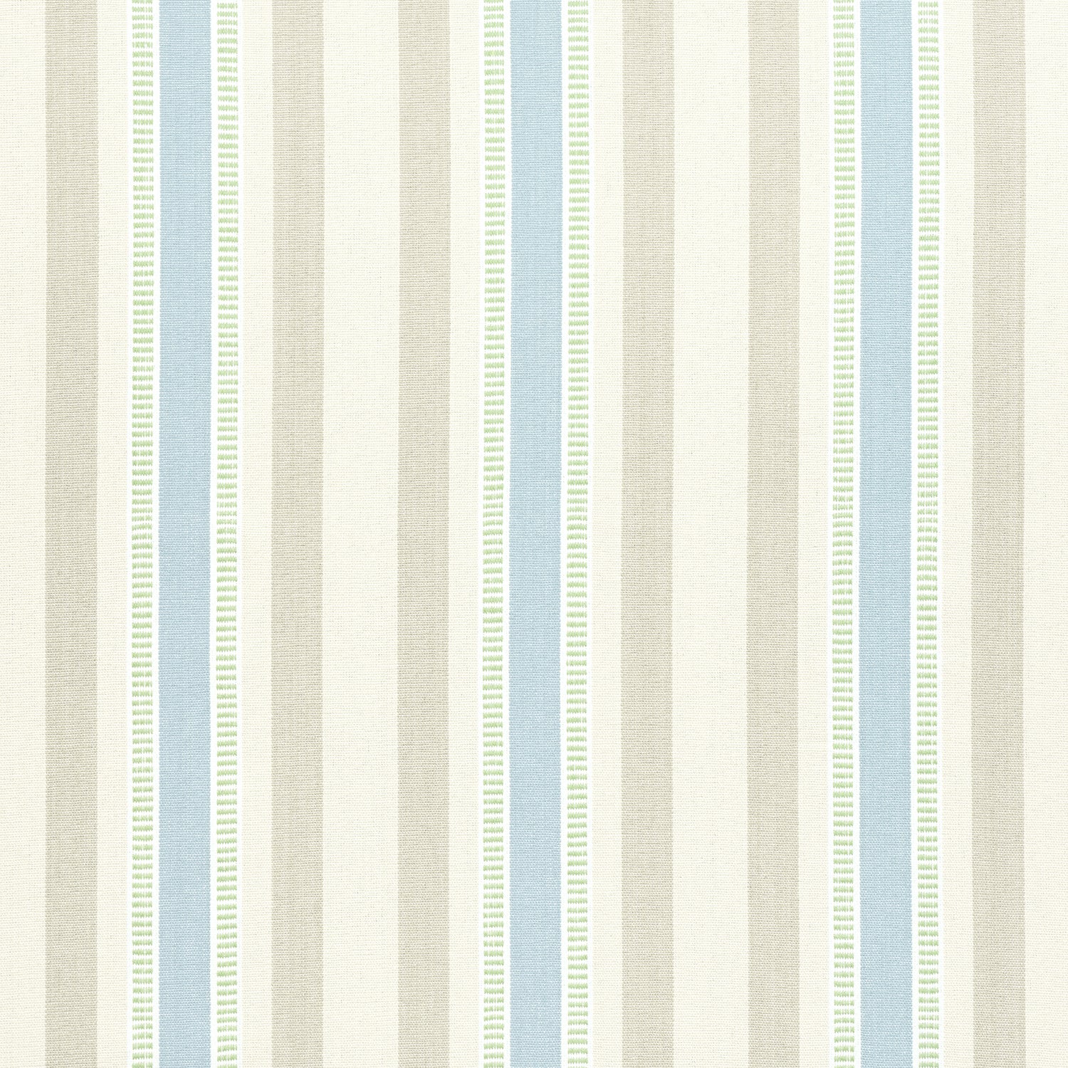 Dearden Stripe fabric in beige and blue color - pattern number AW23151 - by Anna French in the Willow Tree collection