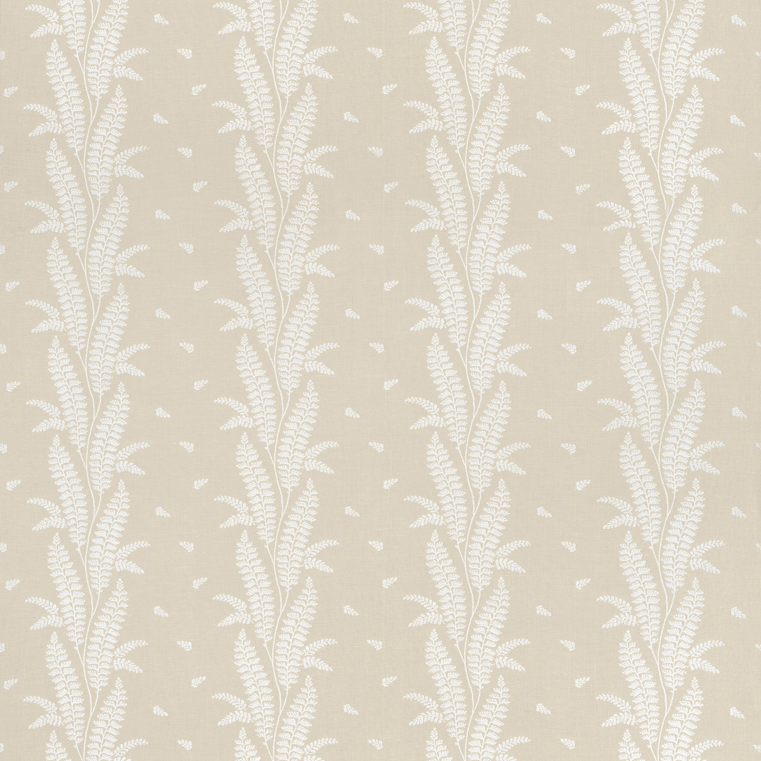 Ensbury Fern fabric in beige color - pattern number AW57824 - by Anna French in the Bristol collection