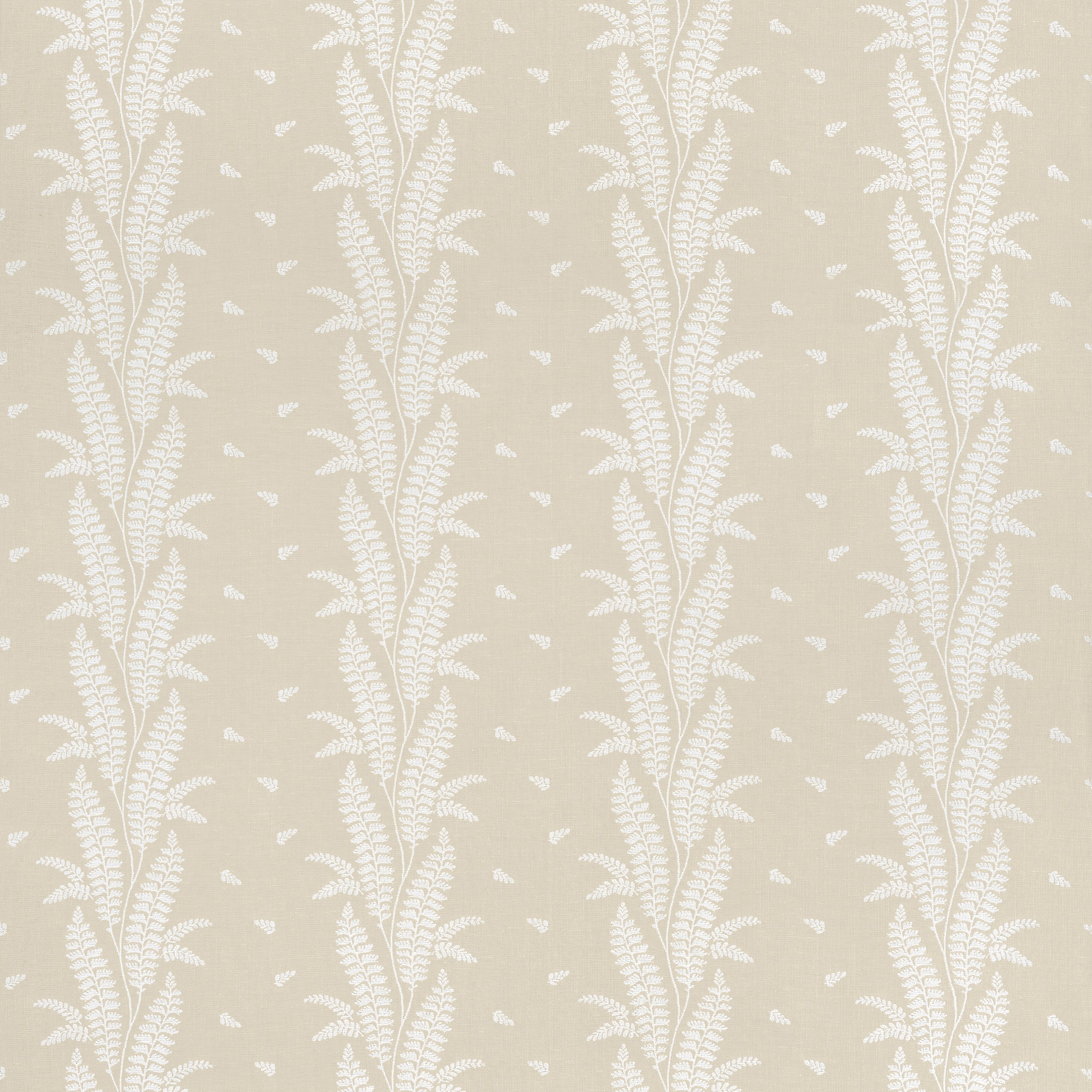Ensbury Fern fabric in beige color - pattern number AW57824 - by Anna French in the Bristol collection