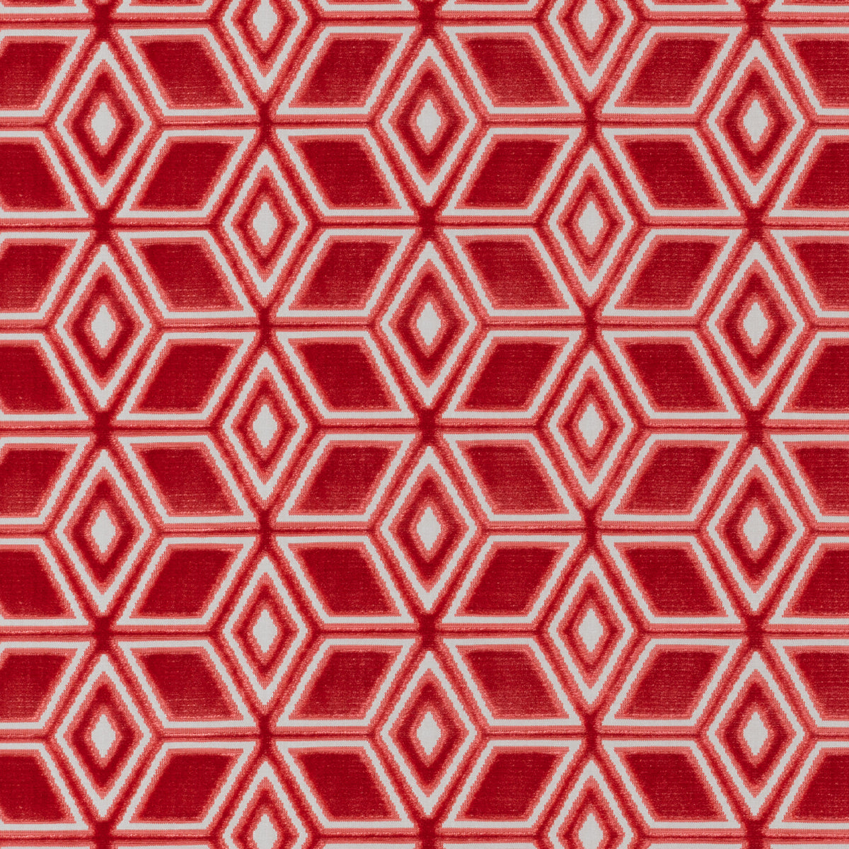 Jardin Maze fabric in coral color - pattern number AW72985 - by Anna French in the Manor collection