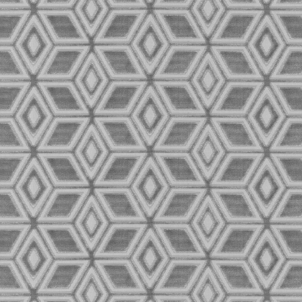 Jardin Maze fabric in grey color - pattern number AW72989 - by Anna French in the Manor collection