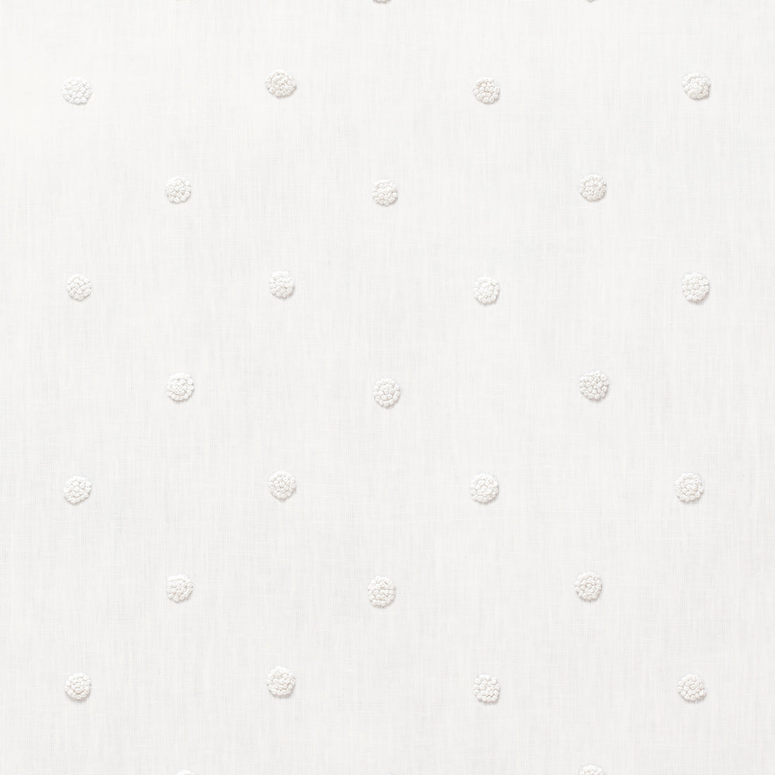 French Knot Embroidery fabric in white color - pattern number AW73010 - by Anna French in the Meridian collection
