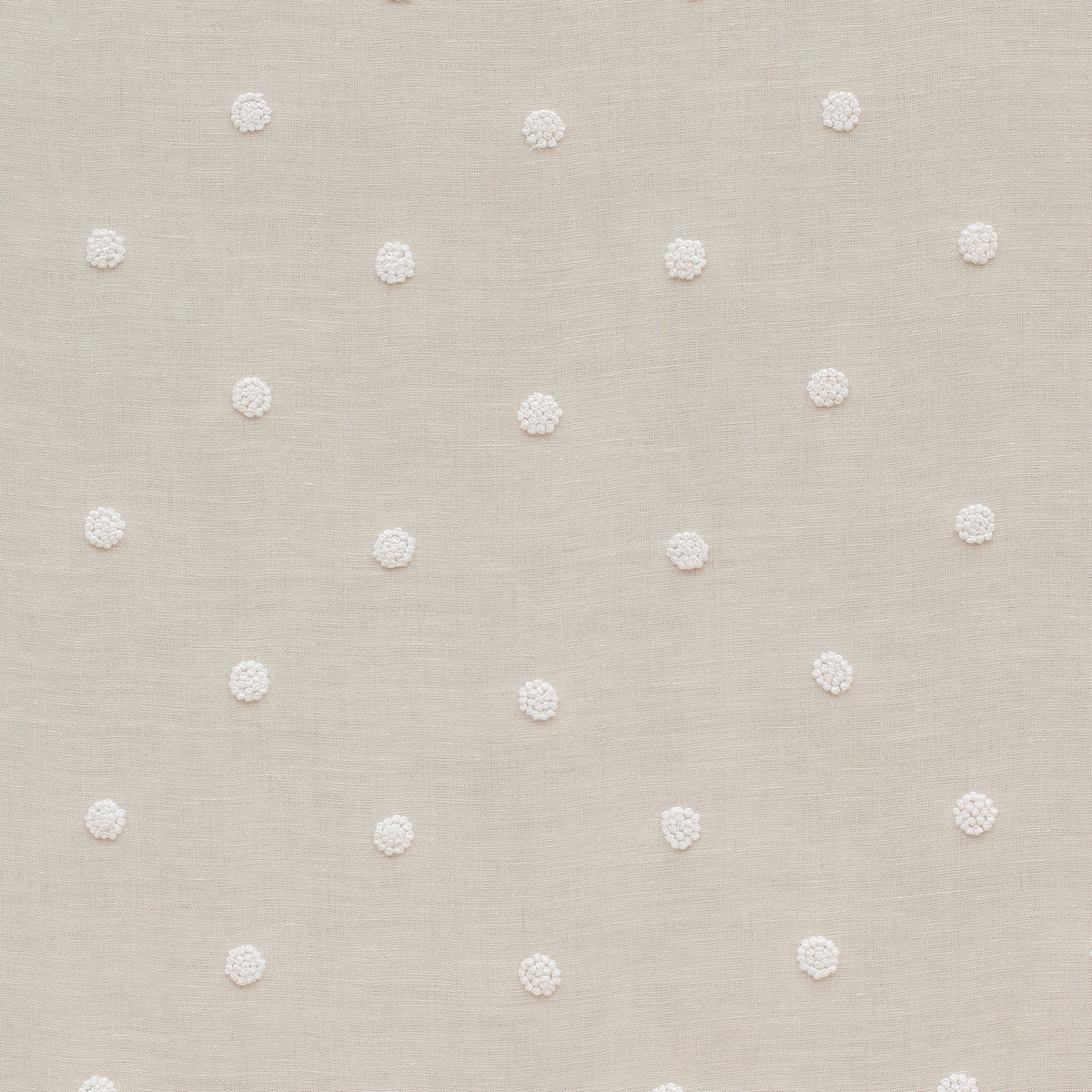 French Knot Embroidery fabric in flax color - pattern number AW73011 - by Anna French in the Meridian collection