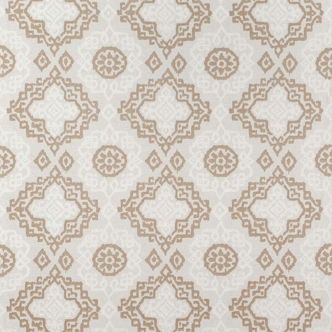 Scottsdale Embroidery fabric in neutral color - pattern number AW73019 - by Anna French in the Meridian collection