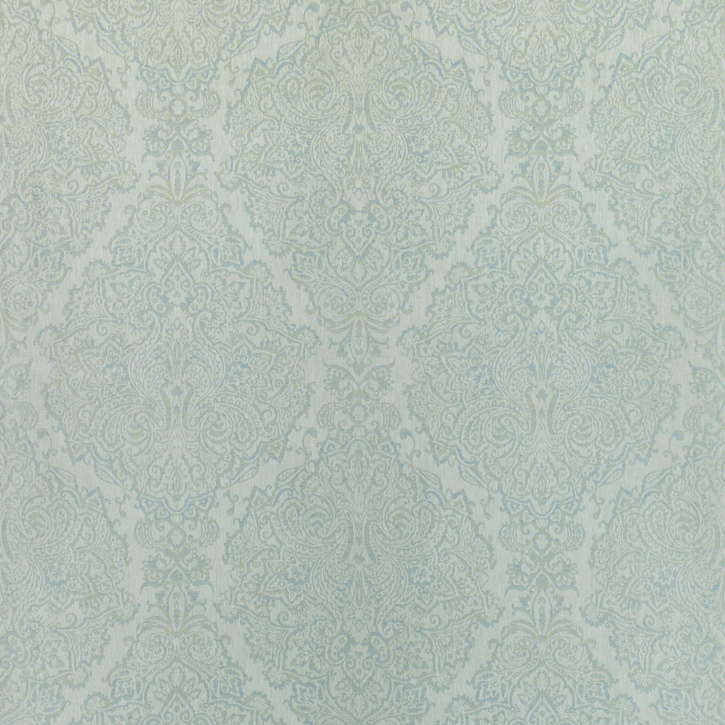 Sterling Paisley fabric in aqua color - pattern number AW73024 - by Anna French in the Meridian collection
