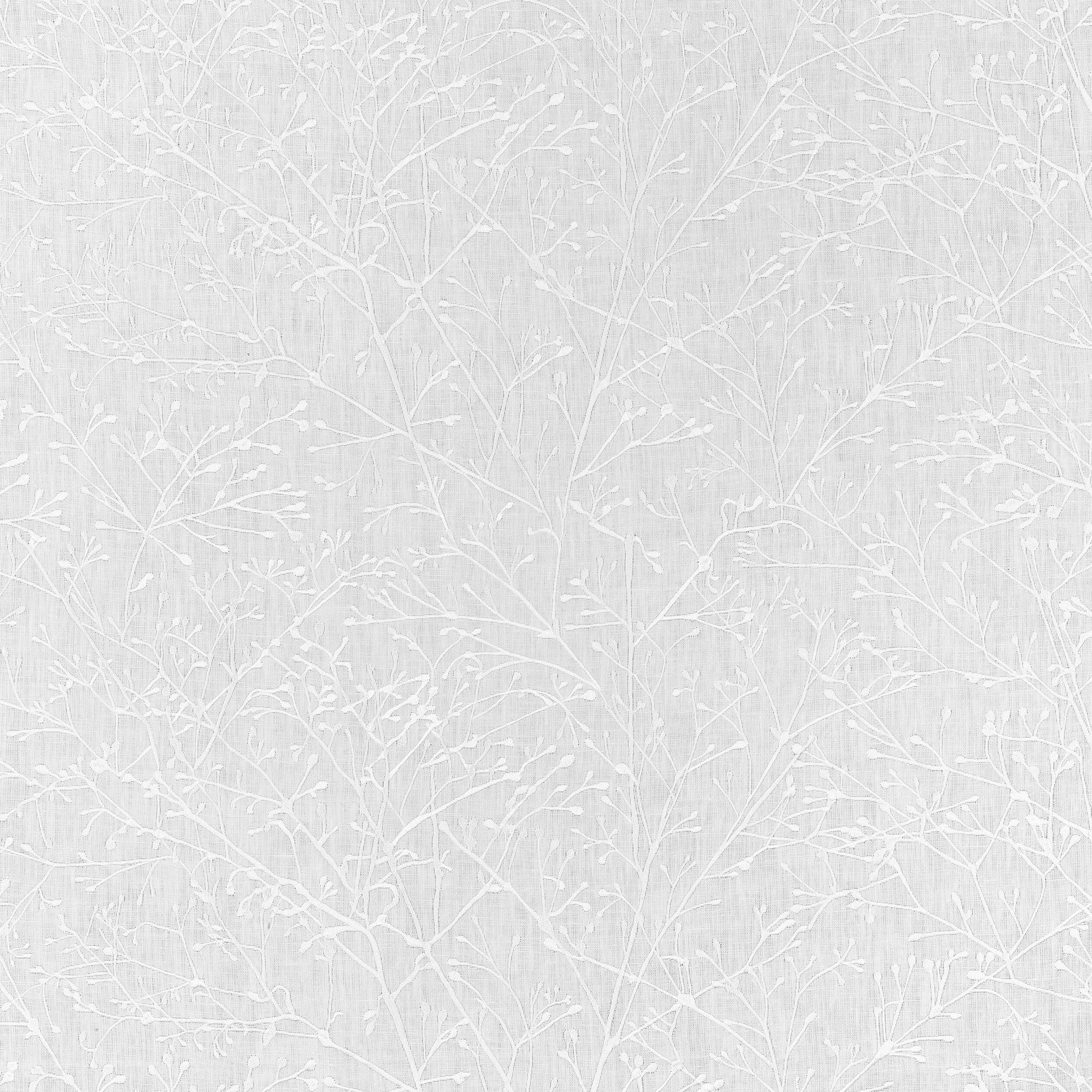 Zola Embroidery fabric in white color - pattern number AW9102 - by Anna French in the Natural Glimmer collection