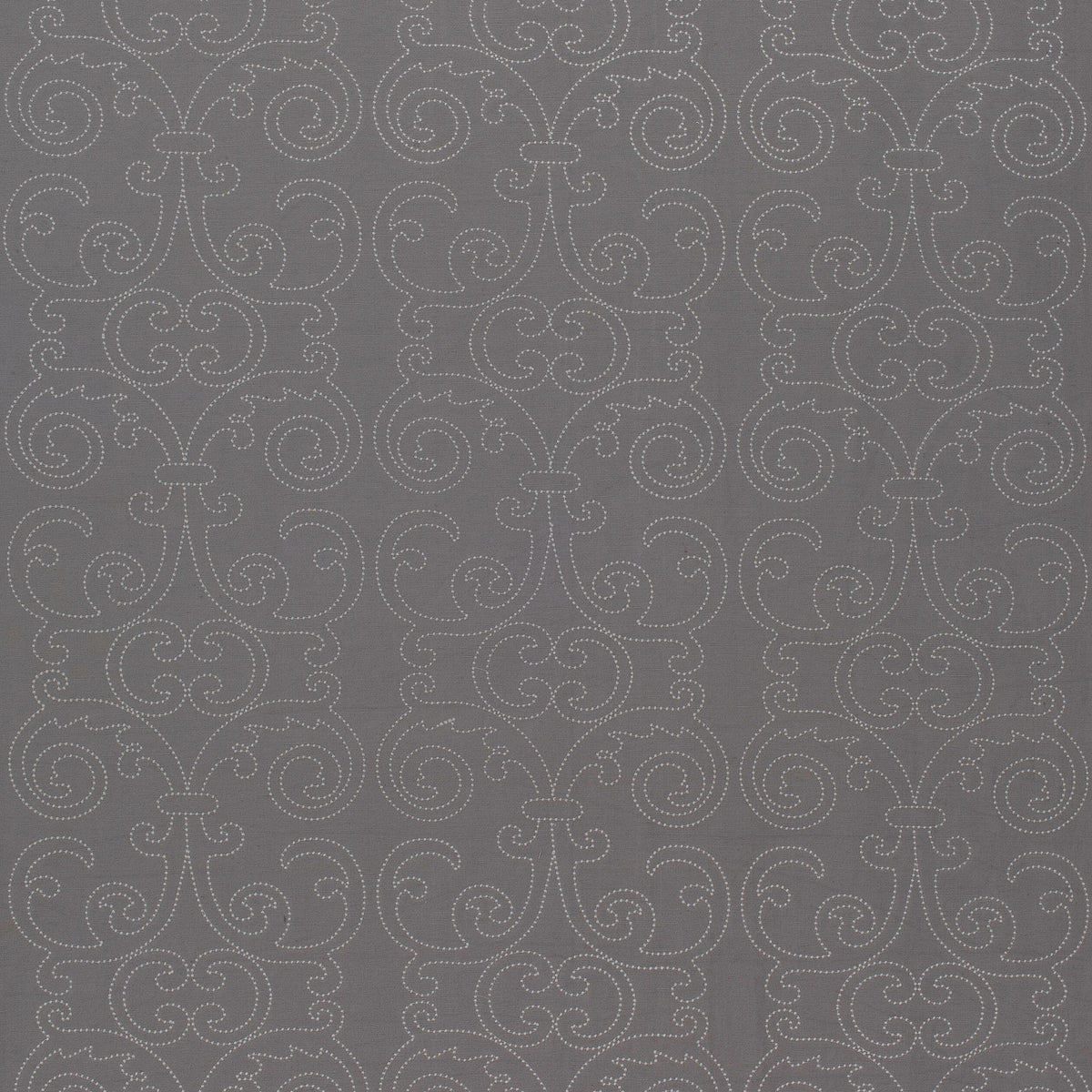 Barcelona Embroidery fabric in grey color - pattern number AW9124 - by Anna French in the Natural Glimmer collection