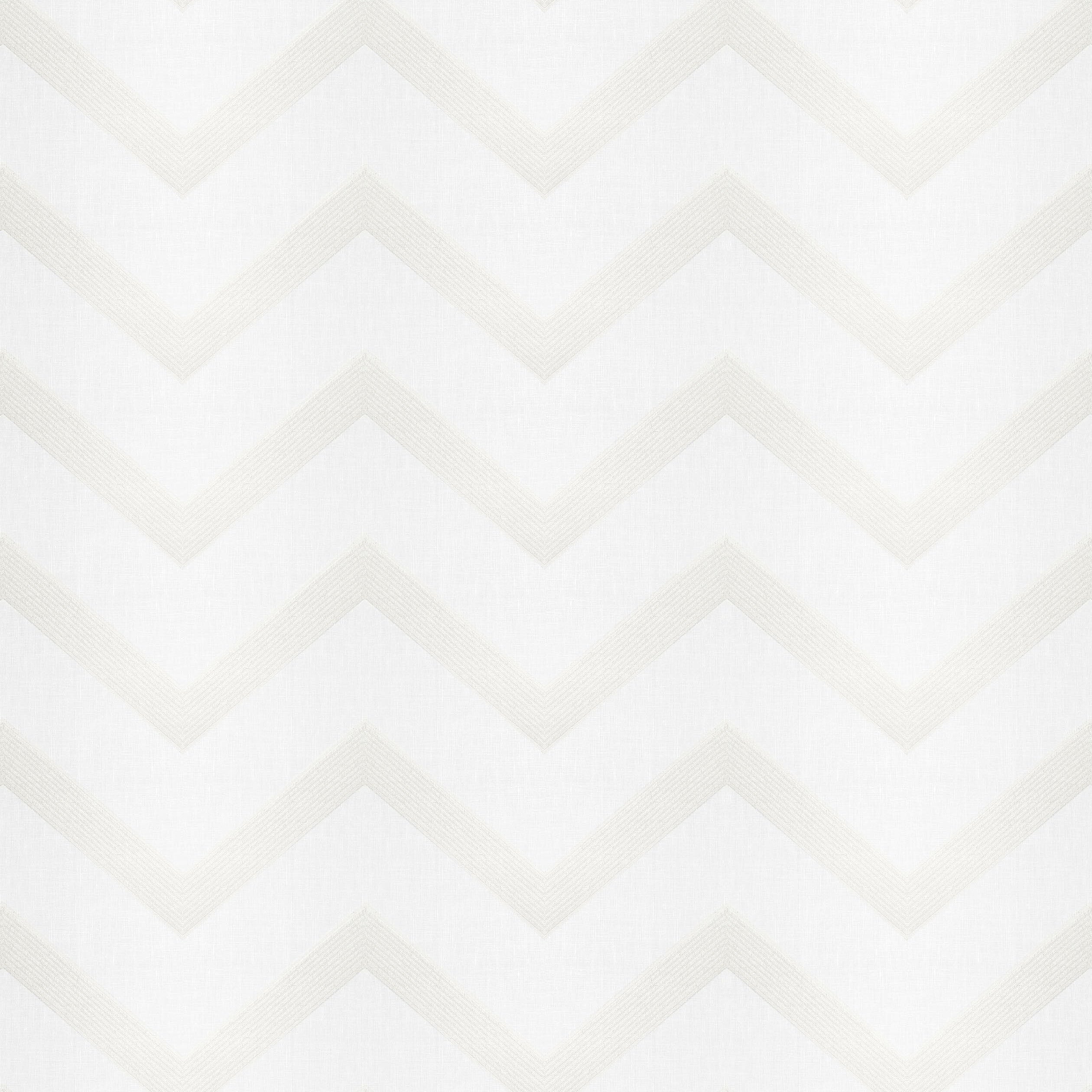 Adalar Chevron fabric in off white color - pattern number AW9129 - by Anna French in the Natural Glimmer collection