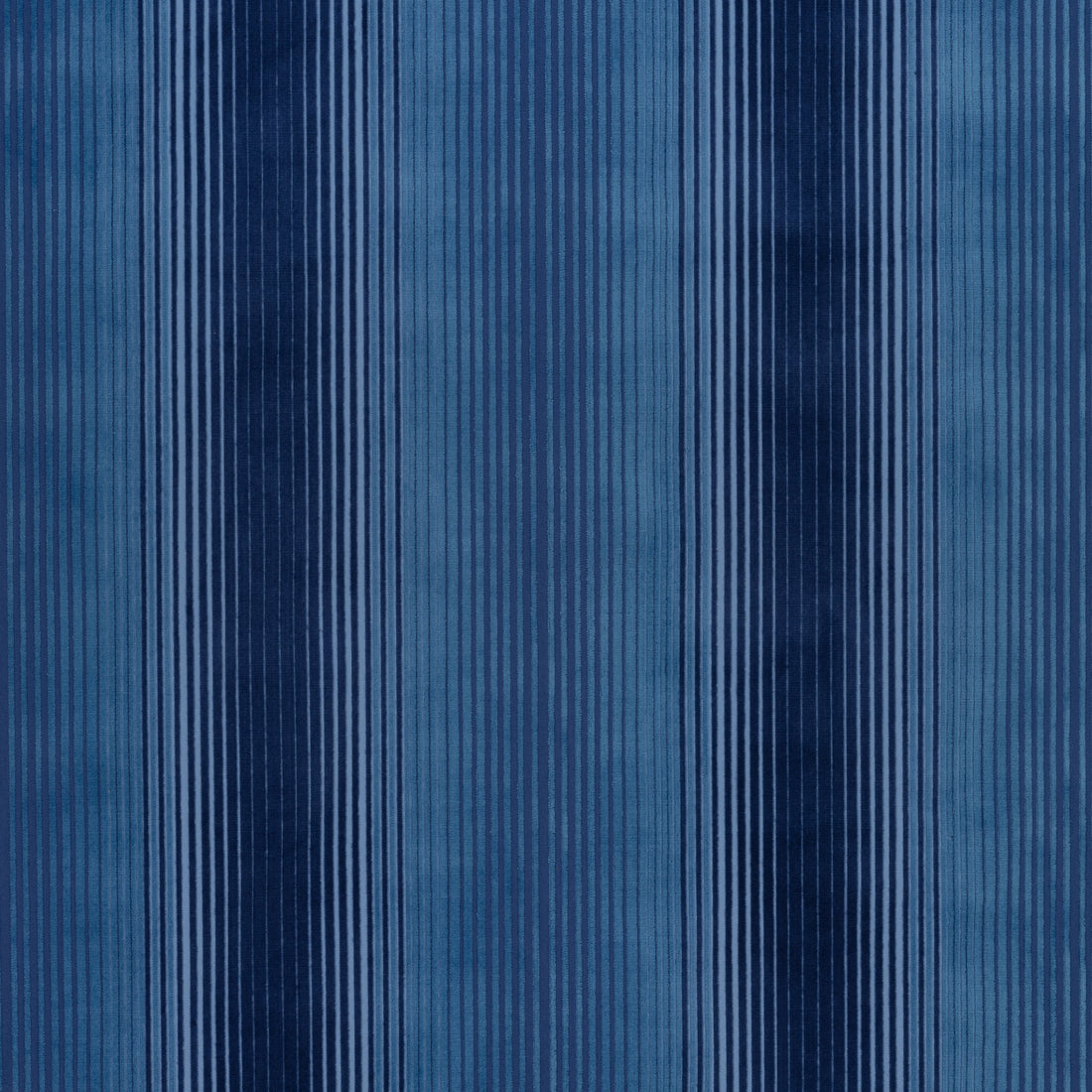 Ombre Velvet fabric in navy  color - pattern number AW9669 - by Anna French in the Savoy collection