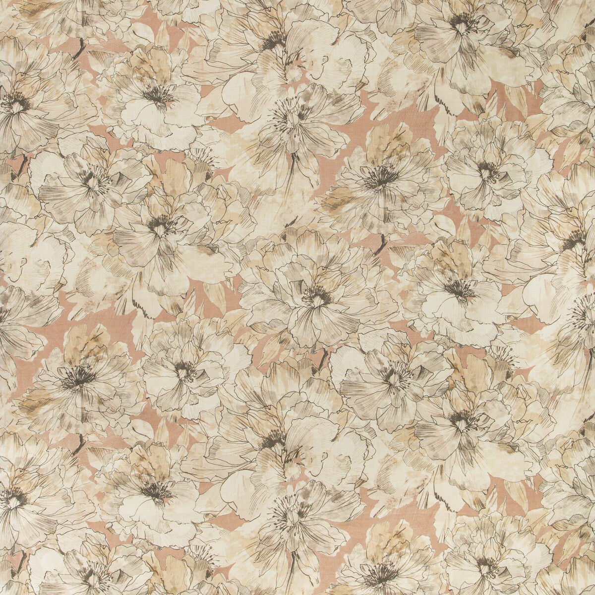 Ayrlies fabric in blush/natural color - pattern AYRLIES.17.0 - by Kravet Couture in the Modern Colors-Sojourn Collection collection