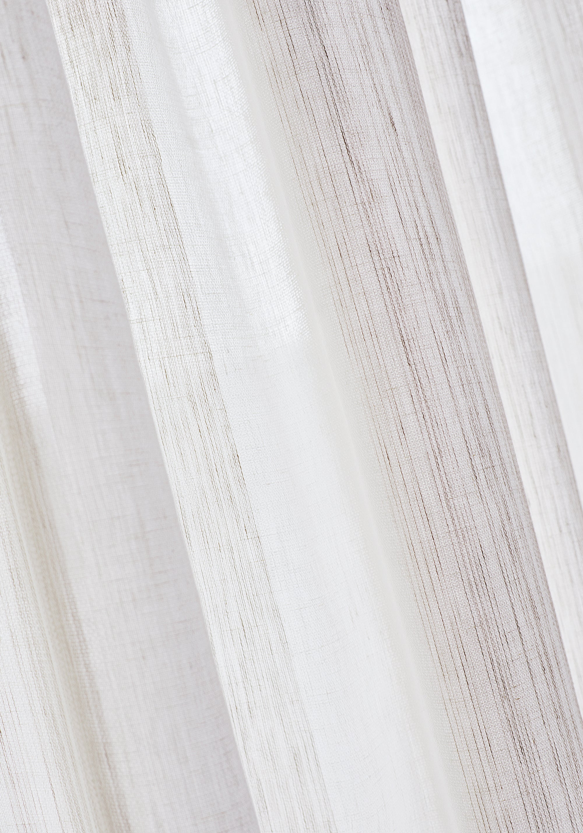 Closeup of Thibaut Warwick Stripe fabric in flax color - pattern number FWW7100 - by Thibaut in the Atmosphere collection for sale at Fabric World