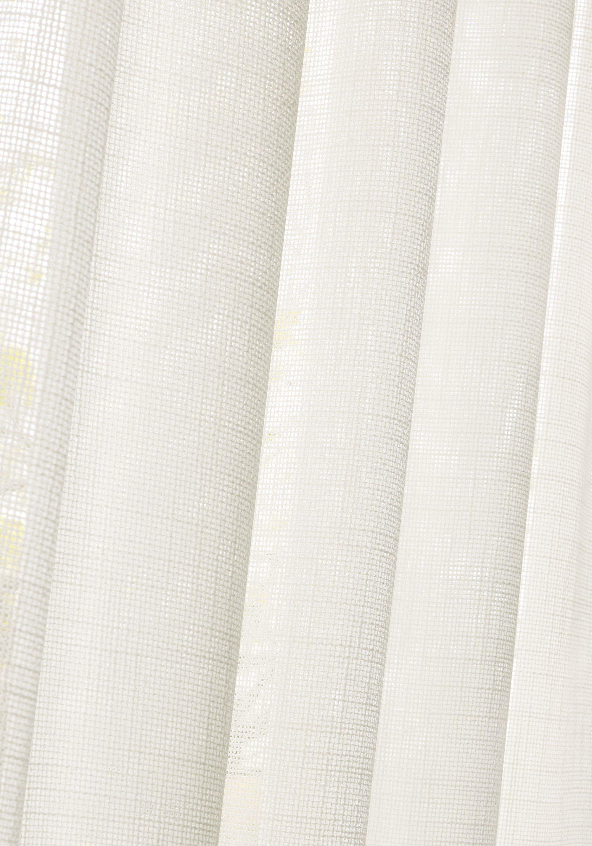 Up close sheer in Mistral fabric in ivory color - pattern number FWW8226 - by Thibaut in the Aura collection