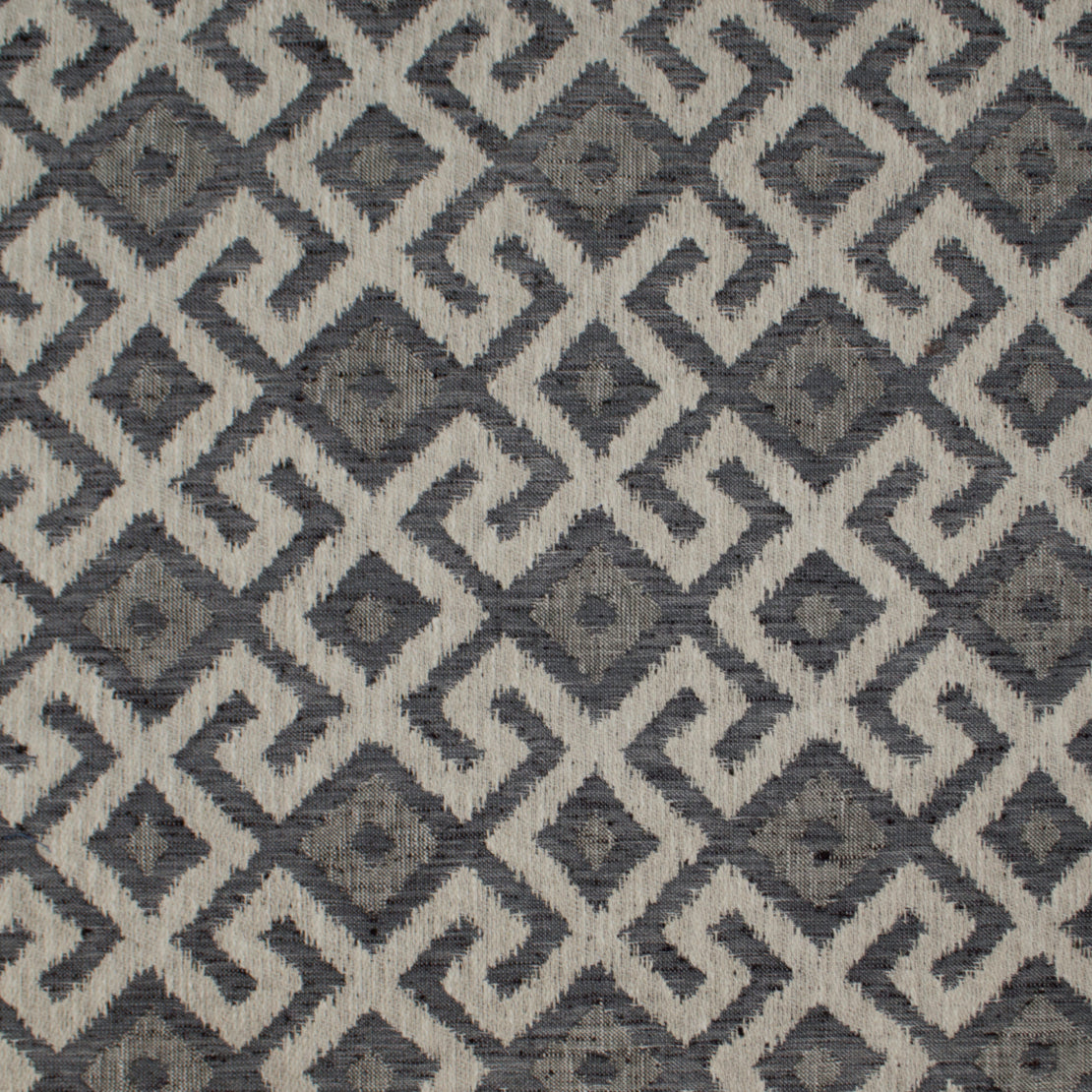 Aztec Neve fabric in charcoal color - pattern number 09187 - by Europatex in the Aztec collection