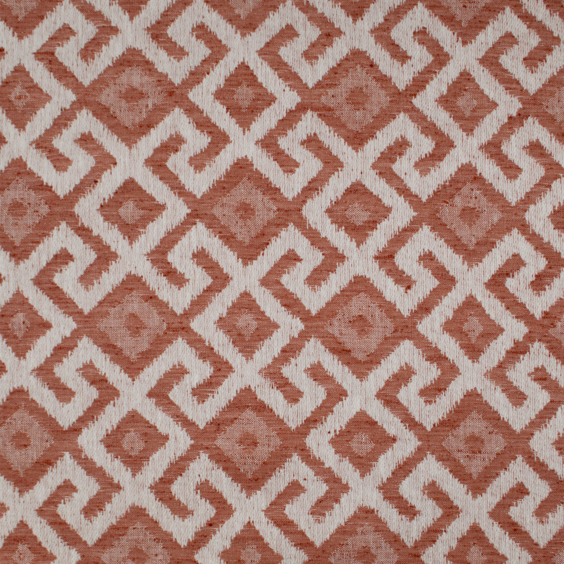 Aztec Neve fabric in coral color - pattern number 09190 - by Europatex in the Aztec collection