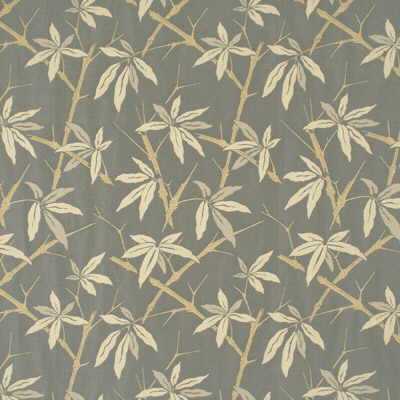 Bamboo fabric in slate blue color - pattern BF10297.658.0 - by G P & J Baker in the Emperor&
