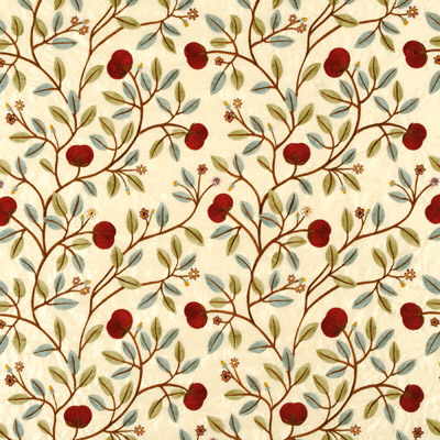 Medlar Silk fabric in blue/red color - pattern BF10301.1.0 - by G P &amp; J Baker in the Emperor&