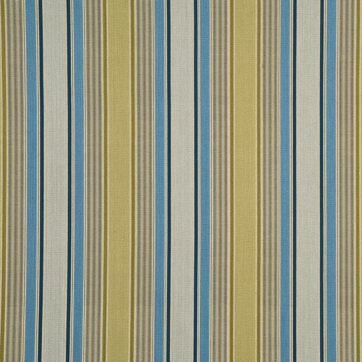 Arley Stripe fabric in teal/green color - pattern BF10401.5.0 - by G P &amp; J Baker in the Holcott collection