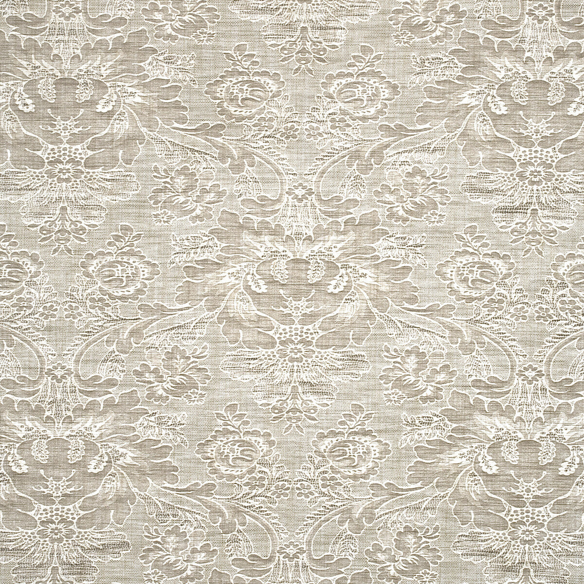 Hartbury Damask fabric in ivory color - pattern BF10427.104.0 - by G P & J Baker in the Marwood II collection
