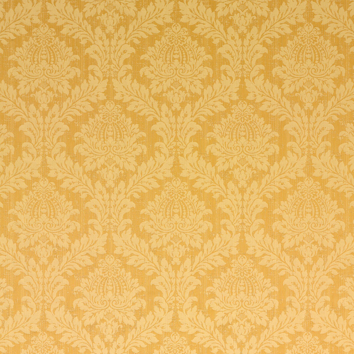 Lydford Damask fabric in gilt color - pattern BF10490.835.0 - by G P & J Baker in the Simply Damask collection