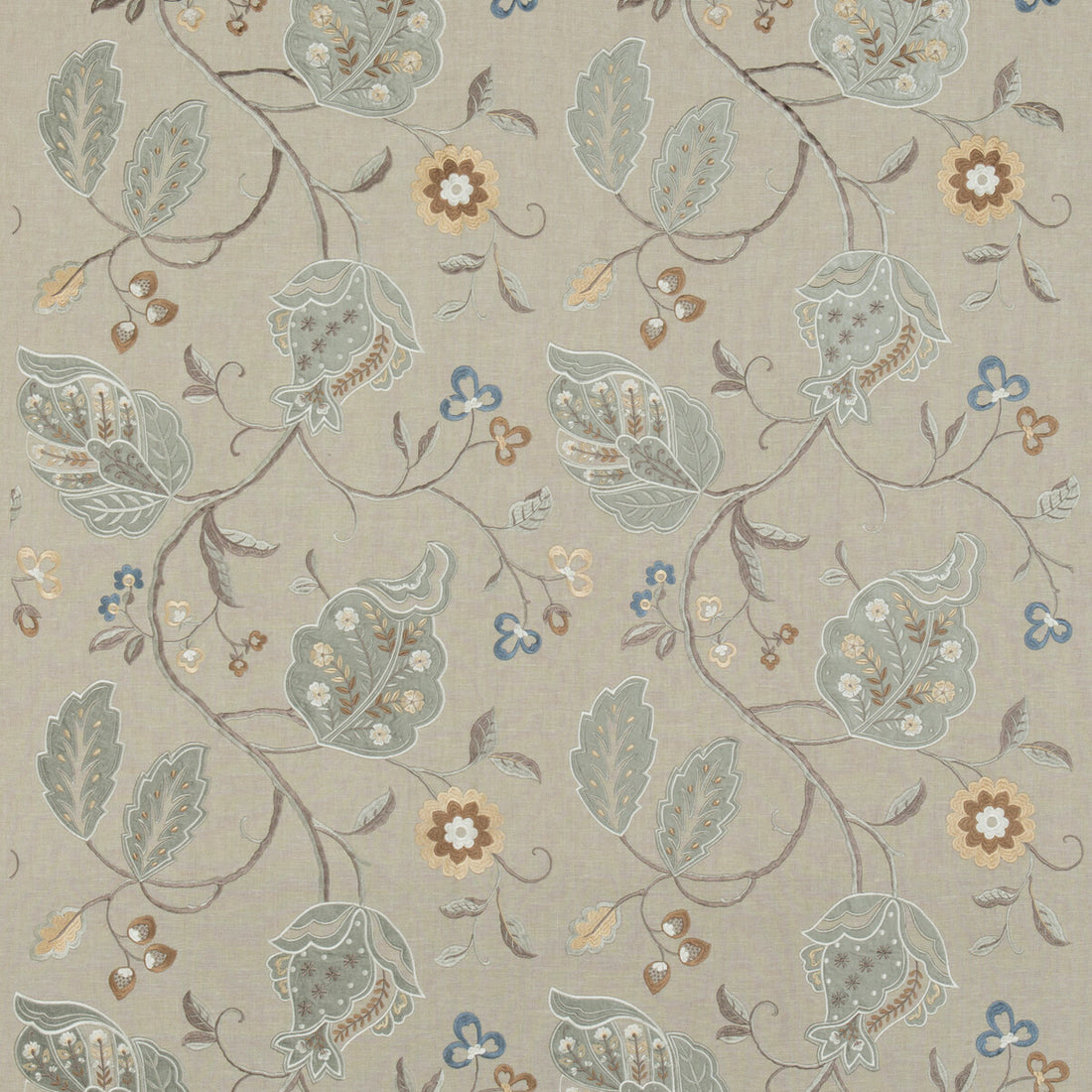 Calthorpe fabric in aqua color - pattern BF10531.3.0 - by G P &amp; J Baker in the Langdale collection