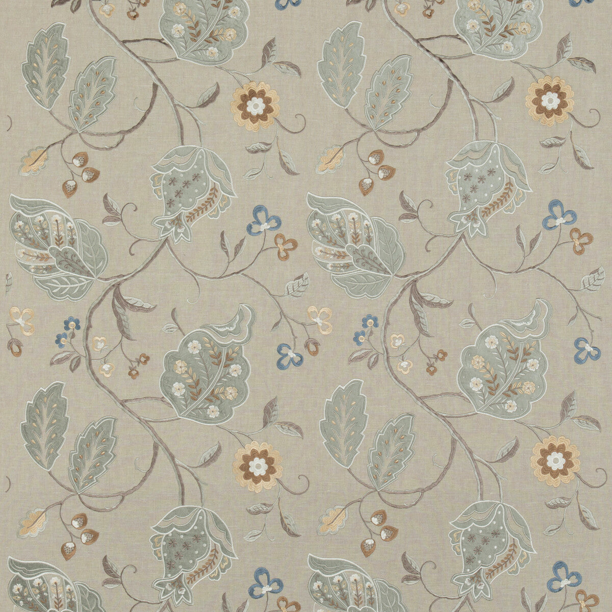Calthorpe fabric in aqua color - pattern BF10531.3.0 - by G P & J Baker in the Langdale collection