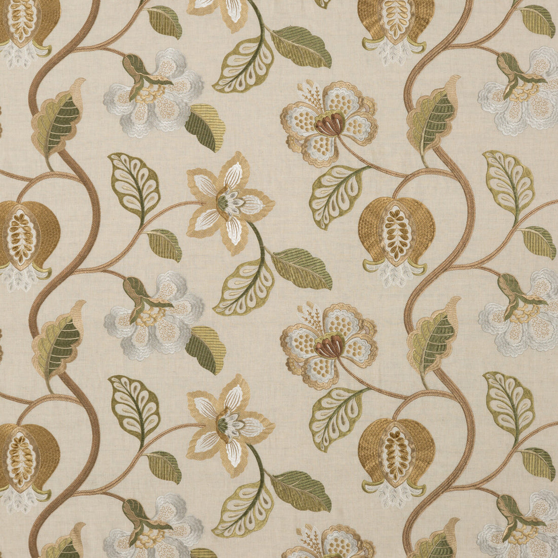 Elvaston fabric in willow color - pattern BF10532.2.0 - by G P &amp; J Baker in the Langdale collection