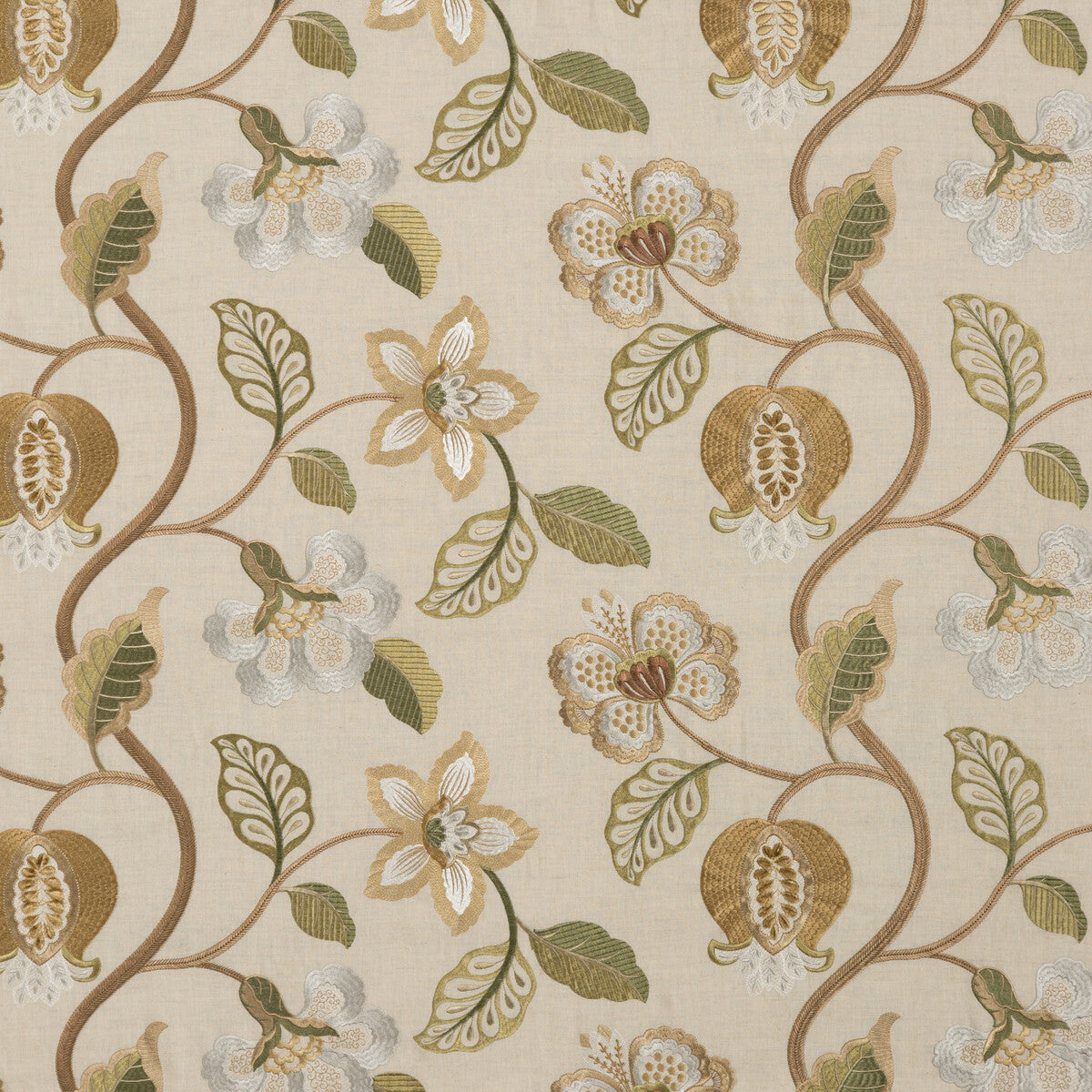 Elvaston fabric in willow color - pattern BF10532.2.0 - by G P & J Baker in the Langdale collection
