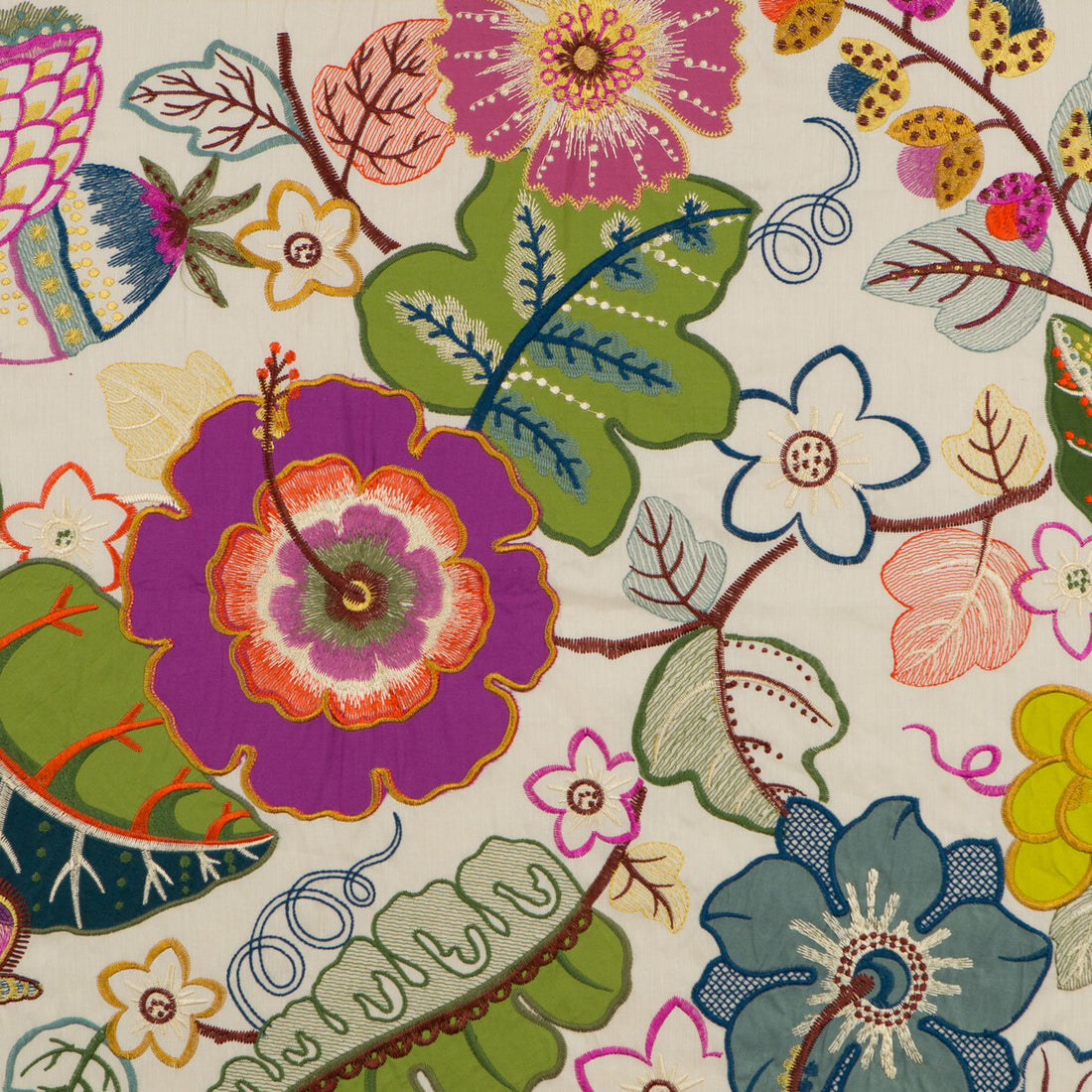 Exotic Garden fabric in multi color - pattern BF10566.1.0 - by G P &amp; J Baker in the Langdale collection