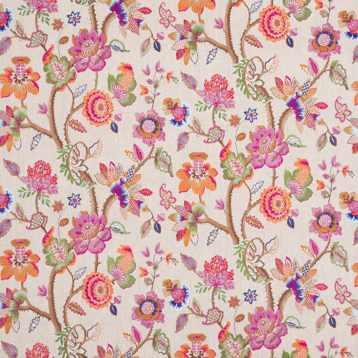 Dryden fabric in multi color - pattern BF10589.1.0 - by G P & J Baker in the Cosmopolitan collection