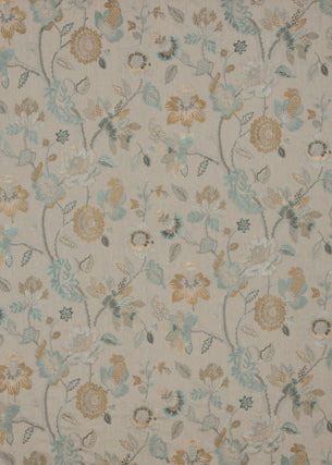 Dryden fabric in aqua/bronze color - pattern BF10589.2.0 - by G P &amp; J Baker in the Cosmopolitan collection