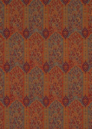 Winton fabric in spice/teal color - pattern BF10594.3.0 - by G P & J Baker in the Cosmopolitan collection