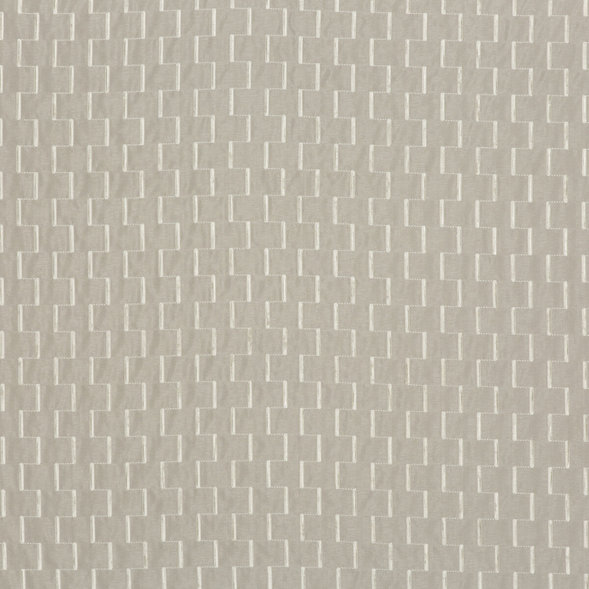 Kirov fabric in silver color - pattern BF10602.925.0 - by G P & J Baker in the Cosmopolitan collection