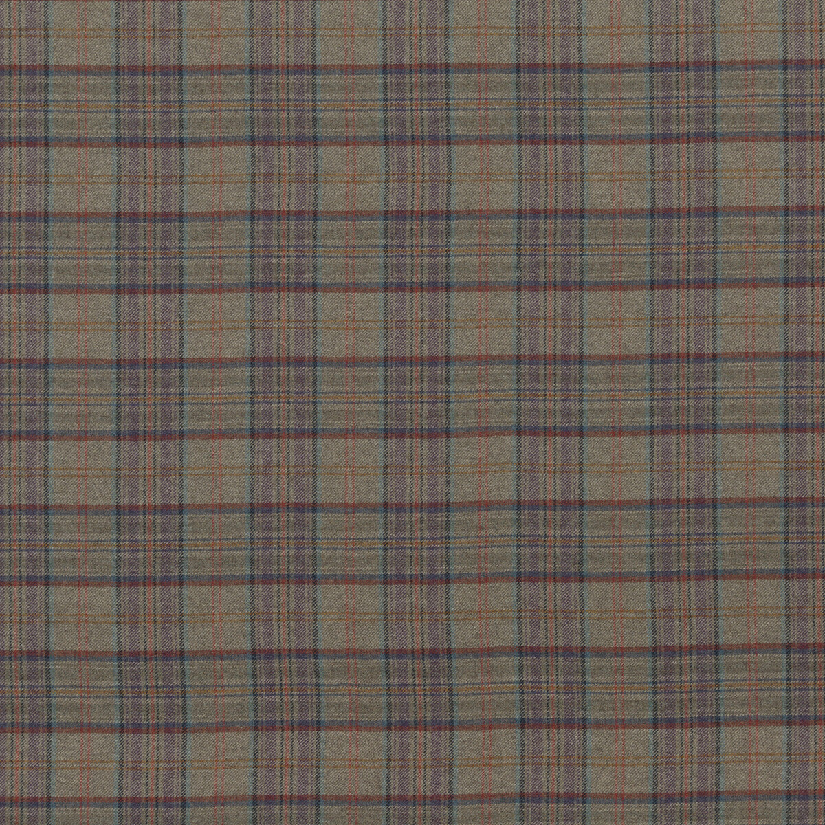 Victoria Plaid fabric in royal blue color - pattern BF10655.2.0 - by G P & J Baker in the Historic Royal Palaces collection