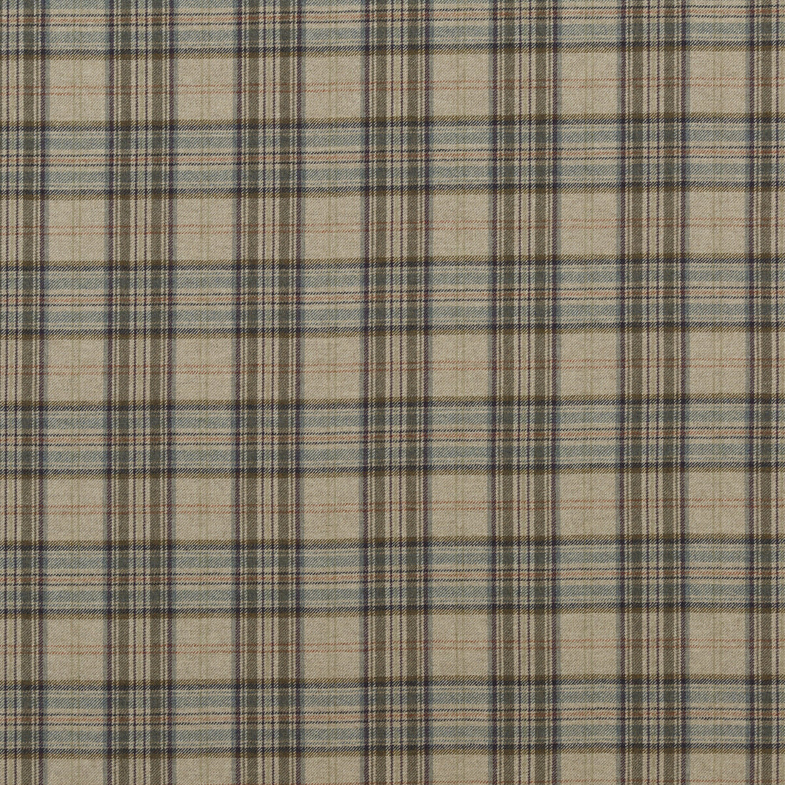 Victoria Plaid fabric in soft jade color - pattern BF10655.3.0 - by G P &amp; J Baker in the Historic Royal Palaces collection