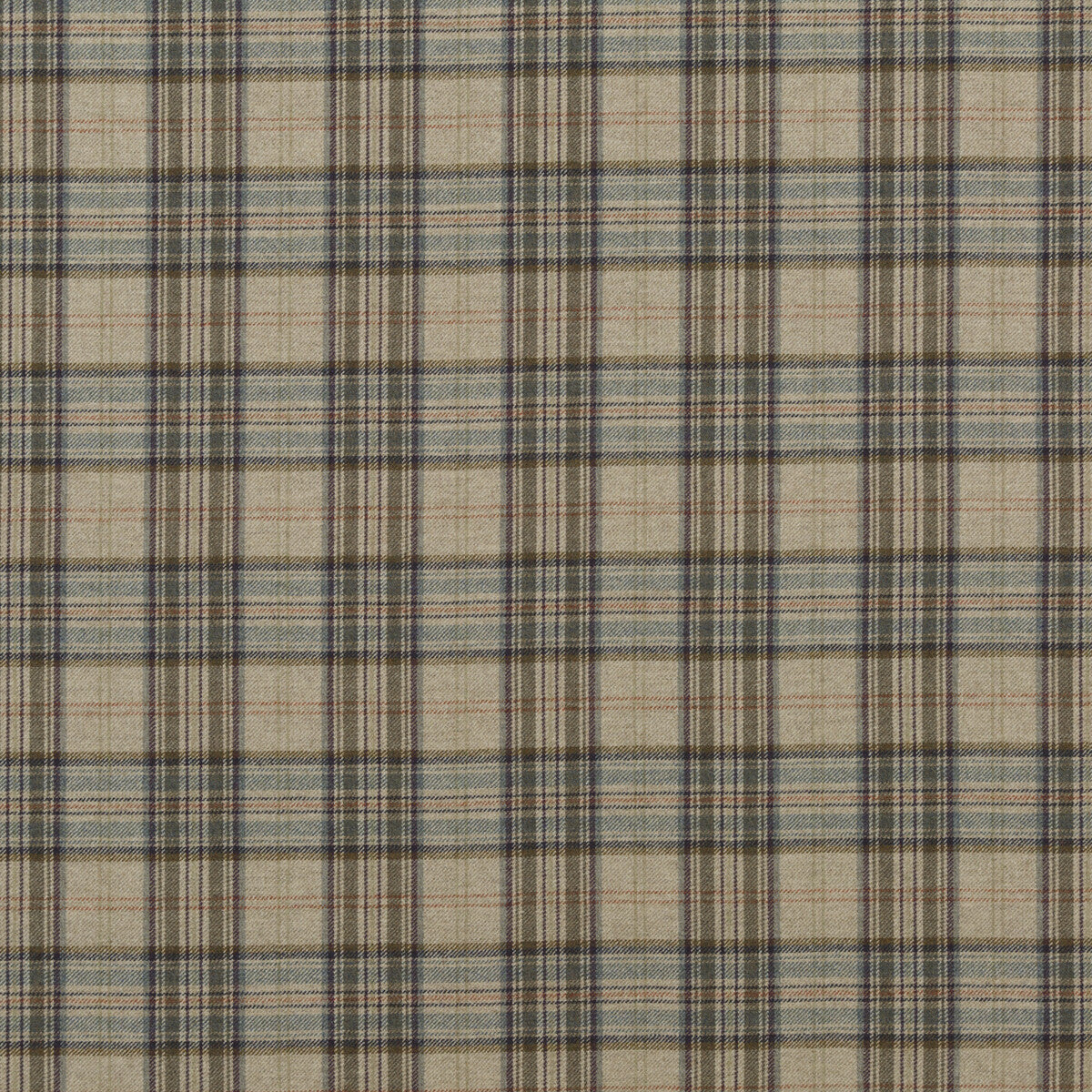 Victoria Plaid fabric in soft jade color - pattern BF10655.3.0 - by G P & J Baker in the Historic Royal Palaces collection