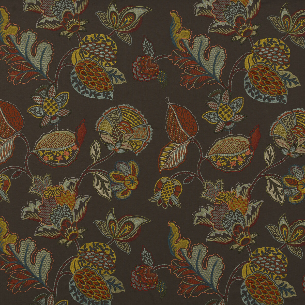 Audley fabric in amber/bronze color - pattern BF10659.2.0 - by G P & J Baker in the Historic Royal Palaces collection