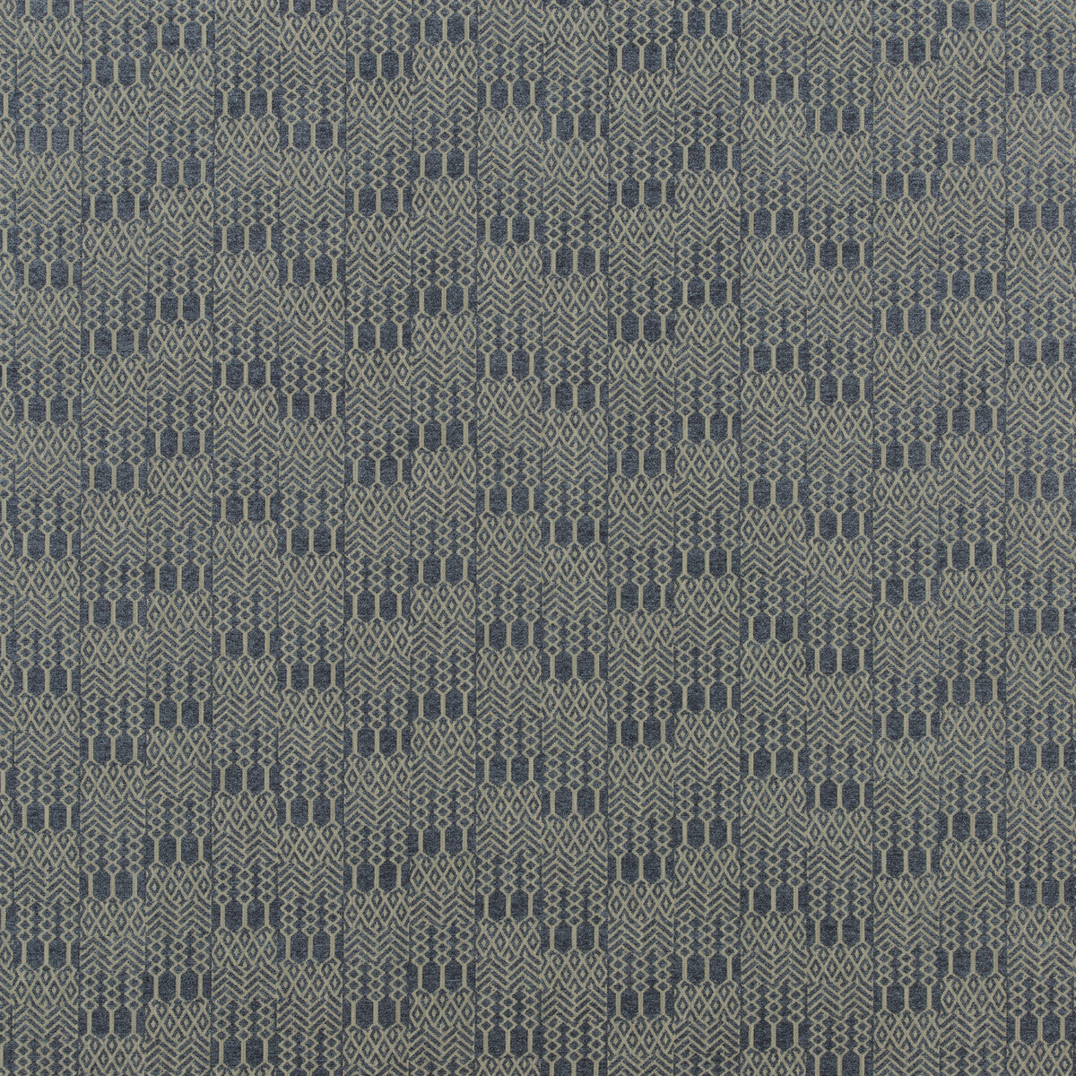 Chimney Weave fabric in sapphire color - pattern BF10674.648.0 - by G P & J Baker in the Historic Royal Palaces collection