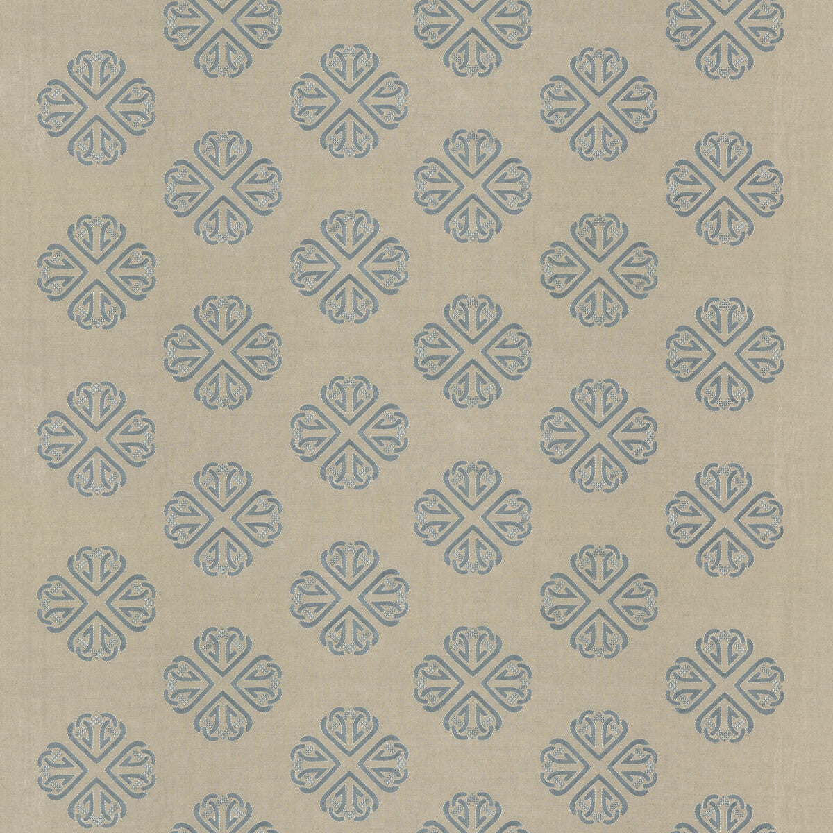 Kersloe fabric in soft blue color - pattern BF10768.3.0 - by G P & J Baker in the Keswick Embroideries collection