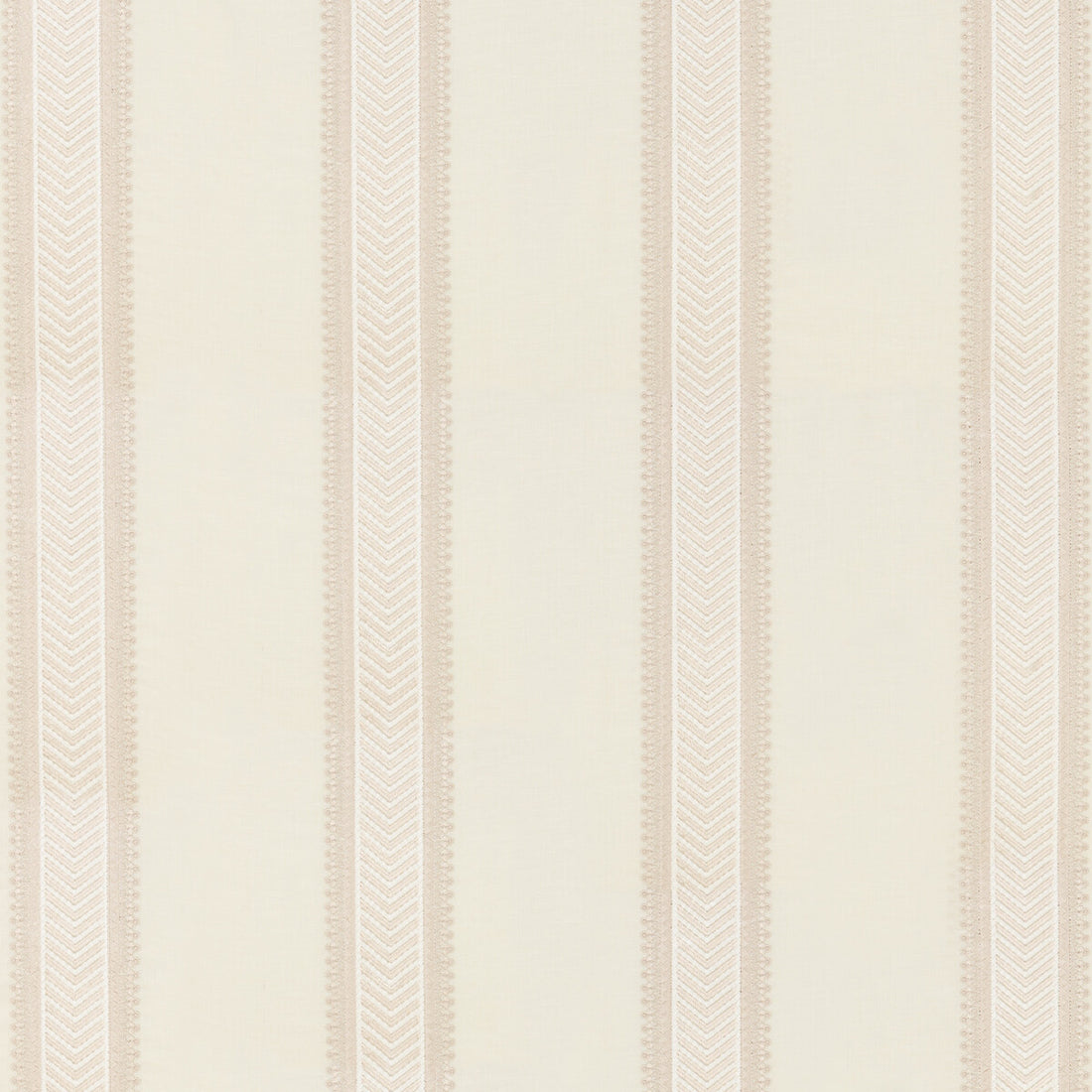 Kerris Stripe fabric in ivory/stone color - pattern BF10799.1.0 - by G P &amp; J Baker in the Artisan II collection