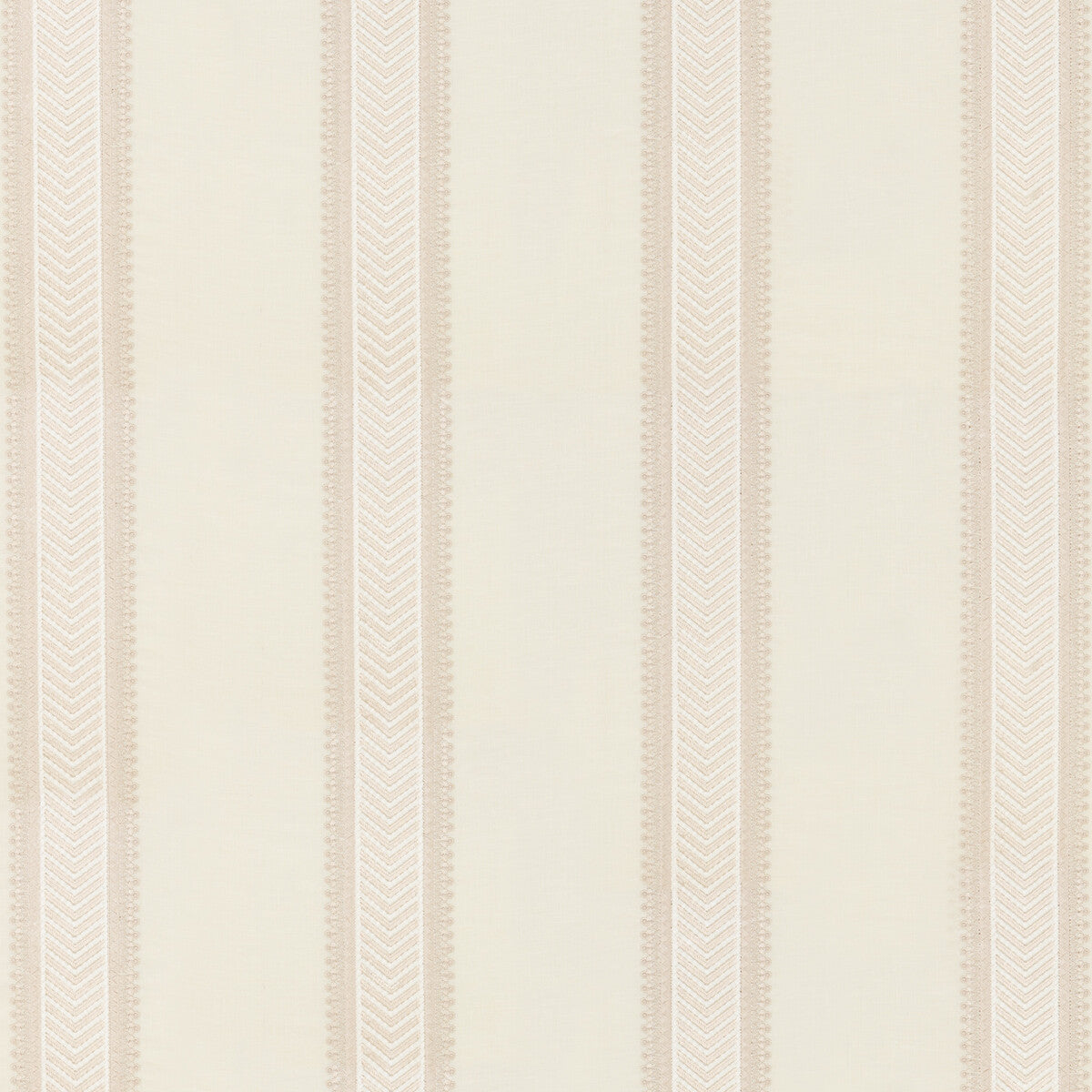 Kerris Stripe fabric in ivory/stone color - pattern BF10799.1.0 - by G P & J Baker in the Artisan II collection