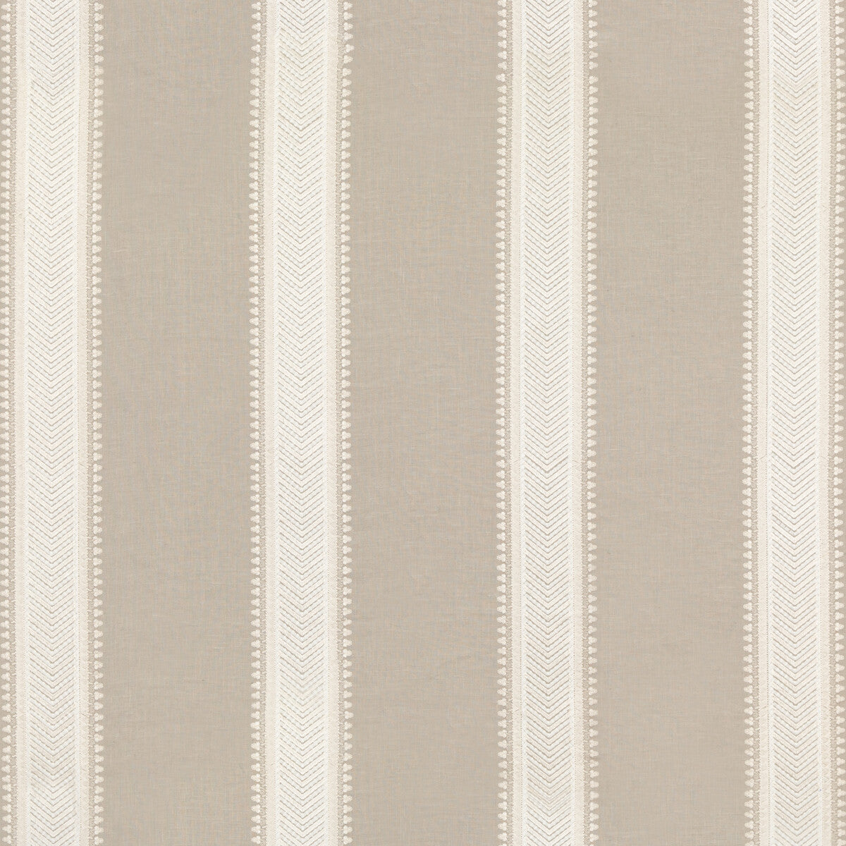 Kerris Stripe fabric in dove color - pattern BF10799.3.0 - by G P & J Baker in the Artisan II collection