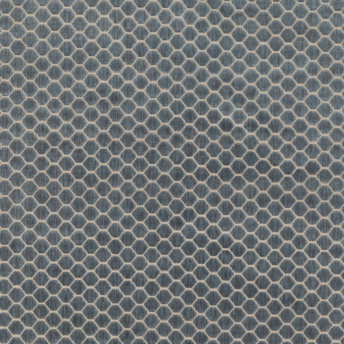 Swanbourne fabric in blue color - pattern BF10879.660.0 - by G P & J Baker in the Essential Colours II collection