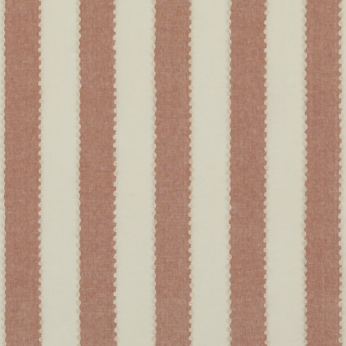 Ashmore Stripe fabric in red color - pattern BF10944.450.0 - by G P & J Baker in the Ashmore collection