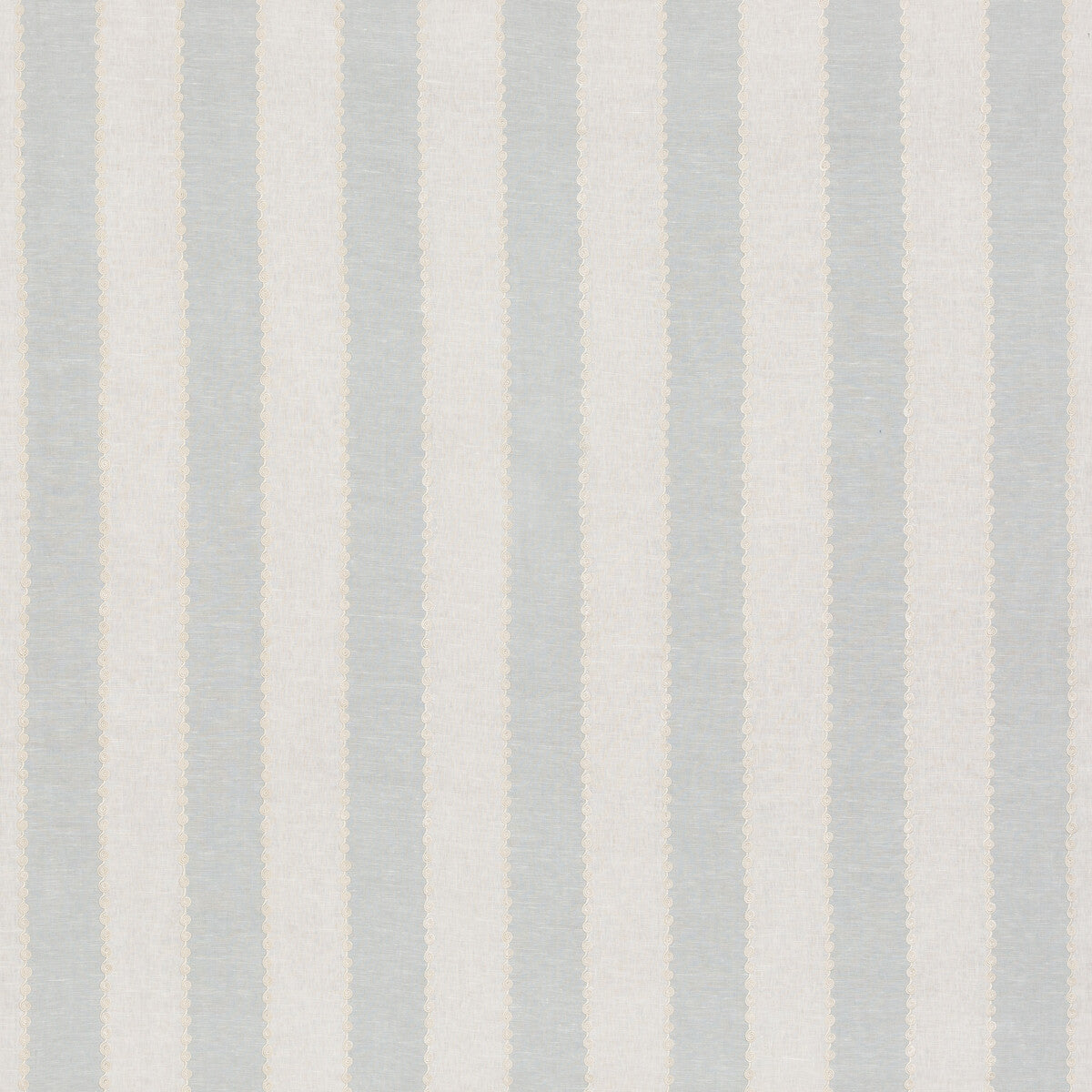 Ashmore Stripe fabric in aqua color - pattern BF10944.725.0 - by G P & J Baker in the Ashmore collection