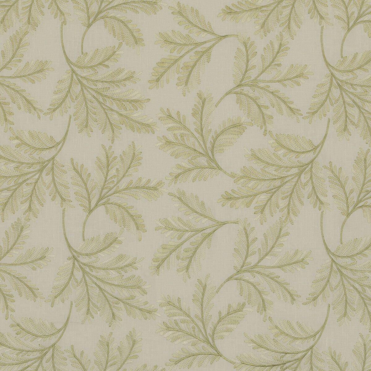 Chelsea Fern fabric in spring green color - pattern BF10945.760.0 - by G P & J Baker in the Ashmore collection