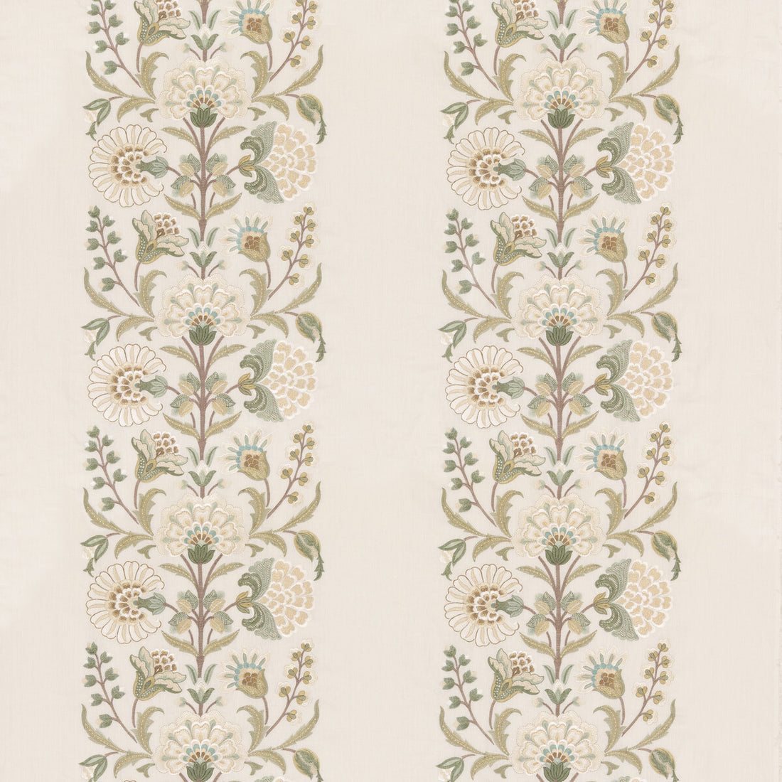 Annesley fabric in green color - pattern BF10997.2.0 - by G P &amp; J Baker in the Original Brantwood Fabric collection